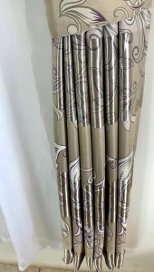 Gorden Pintu Jendela BATIK SULTAN MODEL Smokering Abu Coklat Biru Pink Ungu Harga Grosir