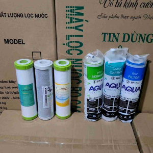 lõi lọc nước 1 2 3 dùng cho máy RO máy NANO Loại bỏ đến 99% tạp chất và vi khuẩn ( 10inch ) 0333597888