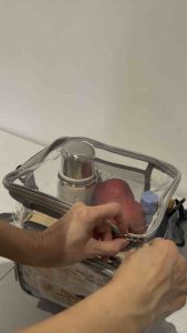 Tas Bekal Makanan Anak Bento Lunch Box Bag Clear HLAA36 TAS MAKAN KANTOR MIKA TRANSPARAN BESAR POLOS JUMBO LUNCH BAGS SOUVENIR ULANG TAHUN HAMPPERS GODDIE BAGS BABY BAGS