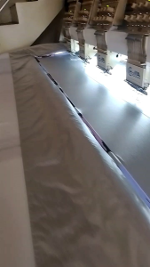 Poni hiasan meja prasmanan dan dinding pelaminan rempel bordir