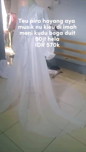 Kimono organza model Gaun terbaru 2025 Dress organza korea kimono wedding