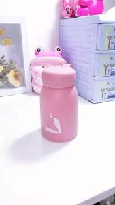 Bình Nước Lõi Thủy Tinh Bọc Nhựa 320ml Bình Nước Trẻ Em - Chai Vỏ Nhựa Lõi Thủy Tinh