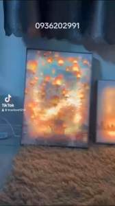 Tranh treo tường phát sáng- Đèn tranh trang trí nhà