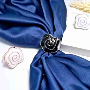 Bros Ring Jilbab Kilap Tetes Mewah Elegan Simple Cantik Cincin Hijab Kerudung Segi Empat