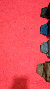 tas selempang waisbag do bahan denim trendy