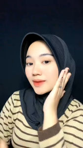 hijab sport pet tebal/ bergo pet besar model trendy