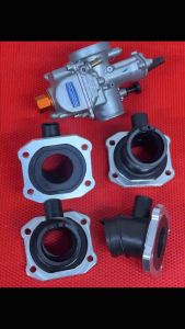 แป้นคอหลีดมิเนียม Ls Dash สำหรับใส่คาร์บูปาก28-32 mm.