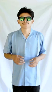 Kemeja Lengan Pendek Bahan Katun Tuwil Lembut Adem Nyaman Di Pakai