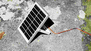 9V 6W Solar Panel & DC 12V Submersible Water Pump 2 Meters High 240L/H + 2 meter Pipe [Hydroponik Sistem utk menyiram]