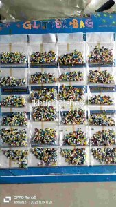 Mote Manik Payet Pasir Warna-Warni: 3 Gram