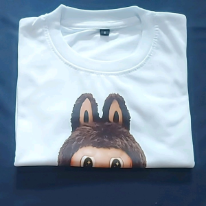 Kaos Anak Gambar Monster Labubu - Atasan Baju Lengan Pendek