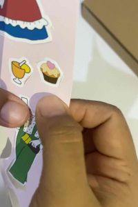 Mainan Bongkar Pasang Kertas / BpBpan / Paperdoll Jadul