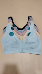 Plus Size️ Women Bra Front Buckle Bra Non-wired Without Sponge Size 38-52 Underwear /001 Baju Dalam Wanita Size Besar Penutupan Butang Depan