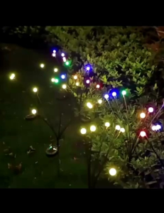 Lampu Tenaga Surya Dekorasi Taman Lampu Lanskap Kunang Kunang / Lampu Taman Solar Led Light Lampu Kunang Kunang Tahan Air / Lampu Rumput Surya LED Wind Motion Firefly Light Outdoor Garden Plug Light