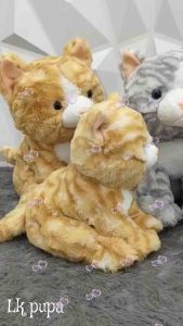 Boneka Sitt Cat Printing Bulu Super Halus lembut Tidak Rontok Super Cute