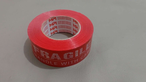 Unboxing & Menggunakan Lakban Jumbo MPI Fragile Merah 48 MM x 300 Yard