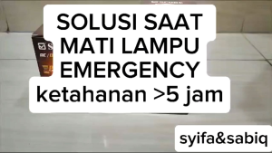 BOHLAM LED / EMERGENCY LED / LAMPU DARURAT SCORE 9W-18W