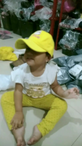 Topi Mixue Topi Anak Laki laki perempuan model Mixue