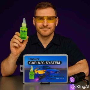 ชุดตรวจสอบหารอยรั่วแอร์รถยนต์และแอร์บ้านและสารทำความเย็นต่างๆ 30ml.[001-1]