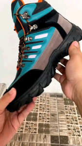 Rionz Jude Cyan Sepatu Boots Pria Safety Tracking Outdor Touring