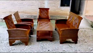PROMO KURSI TAMU MINIMALIS KAYU JATI