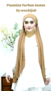 Pashmina Turban Instan Bahan Ceruty babydoll Pasmina Turban Ciput 𝐖𝐀𝐂𝐇𝐈𝐉𝐀𝐁
