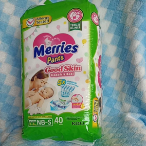 Popok Bayi Merries Pants Good Skin Tipe Celana Size NB -S40 / Popok Sekali Pakai Cegah Iritasi Size Nb S 40 Buah - Lazada