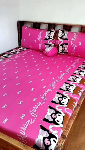 BINI QUALITY NO GUSOT NO LUKOT BEDSHEET FULLY GARTERIZED WITH 2 PILLOW CASE