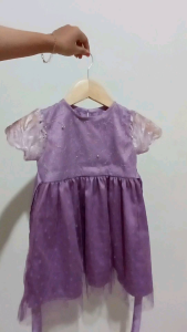 Hana Dress Tutu Brukat Anak Perempuan: Gaun Pesta Anak Balita, Dress Ulang Tahun Anak, Baju Princess Anak-Anak, Dress Anak Warna Lilac Dusty Mocca Tosca Marun Abu Pink Putih Navy
