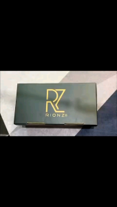 RIONZ - Mario Black Series - Sepatu Formal Pantofel Pria Hitam Kantor