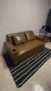 โซฟา2ที่นั่งดึงนอนคอนโด (ดึงนอนได้เท่านั้น)ขนาด 1.60*1.55*80 เลือกสีทักแชทแจ้งแอดมินได้เลย *มีค่าส่ง 800-2000 ทักสอบถามแอดมินก่อน*