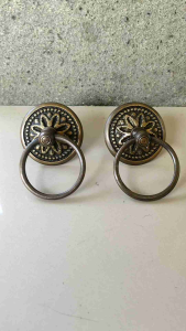 Handle Pintu Rumah Kuningan Motif Gby 049 Antik 2 pcs