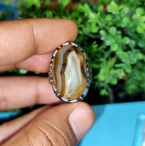 akik pamor bungkem asli natural alami