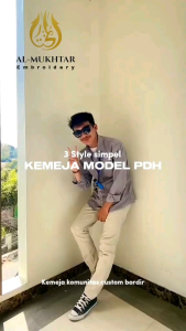 Kemeja PDL/PDH Costum Bordir: Seragam & Desain Kustom