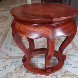 đôn gỗ gõ cao 32cmx30cm