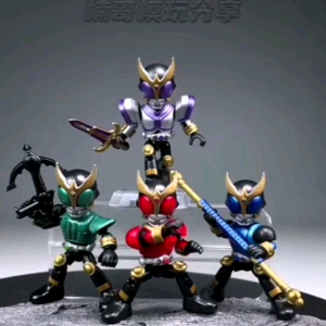 [9PCS SEALED NO REPEAT][10cm] BLOKEES Starlight Part 4 Masked Kamen Rider ZERO-TWO ARK THOUSER KUUGA RIDERMAN Building Blocks Movable Toys