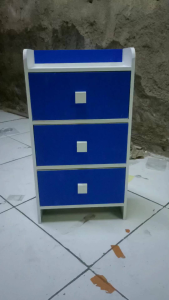 nakas 3 laci minimalis (bahan tebal)