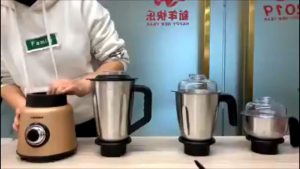 Original Japan STARGOLD SG-1366 Stainless steel 3 in 1 Mixer Grinder Blender 600W POWERFUL COPPER MOTOR