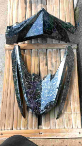 batok depan dan tameng depan mio m3 karbon forget