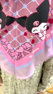 Hijab instan kerudung anak soft pad kuromi printing terbaru