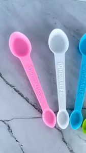 Sendok takar shake bubuk susu ORI H L F Putih & warna 1pack