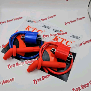 Paket 2in1 Koil KTC Racing Original + Cop Busi Satri Fu KTC Racing Original Universal Buat Motor Karbu Dan Motor Injeksi Satria Fu GSX 150