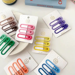 Jepit Poni Rambut Clip Japanese/ Aksesoris Jepitan Rambut Set 3pcs