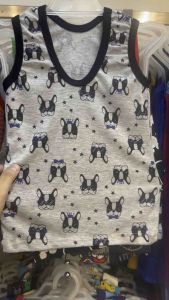 (0-9yrs old) Kids Sando Printed for BOYS KIDS baby Cotton pambahay character baby