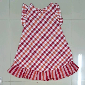 กระโปรงผ้าขาวม้า กระโปรงเด็ก 2XL เด็กโต