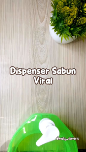 wadah sabun cuci piring tempat sabun dispenser bulat sabun 2in1 1000ml + sponge cuci