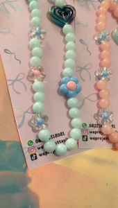 Strap hp bunga besar dan strap hp pita gantungan hp