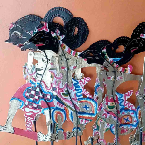 wayang kulit pandawa 5 mini 30cm