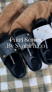 Putri By Syahira.co Sendal wanita kekinian sendal waaita stylish lokal Brand