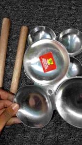 CETAKAN BAKWAN TEBAL ISI 3 LUBANG DAN 4 LUBANG GAGANG KAYU / Cetakan Bakwan / Cetakan Ote-ote / Cetakan Perkedel / Cetakan Bala-bala Weci Pia-pia Tempura Sayur